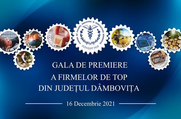 JOI, 16 DECEMBRIE – GALA TOPUL FIRMELOR DIN DÂMBOVIȚA, EDIȚIA A XXVIII-A